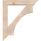 Ekena Millwork Westlake Traditional Smooth Bracket w/ Offset Brace, Douglas Fir, 7 1/2"W x 42"D x 48"H BKT0806X42X48WTL01SDF - alternate 4